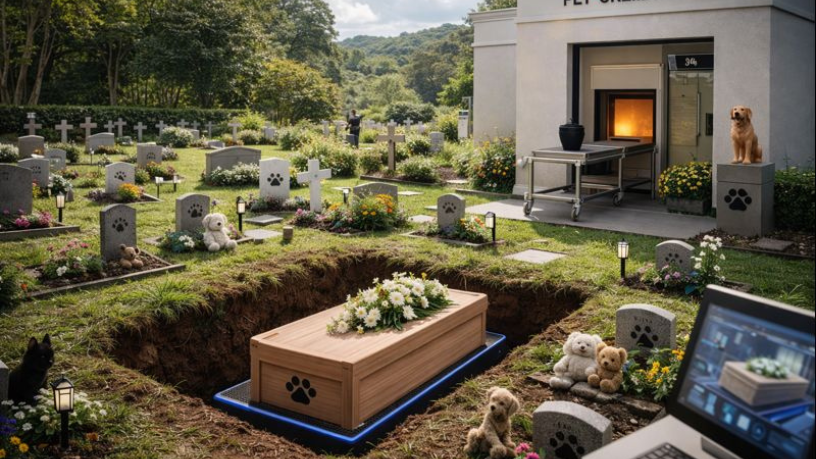 Cemitérios e crematórios pet em expansão no Brasil com análise de Tiago Oliva Schietti.